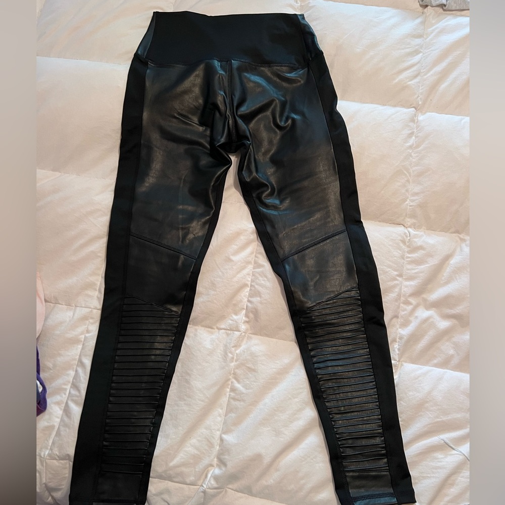 Like new Bagatelle faux leather pants M with details to add a little fancy flare